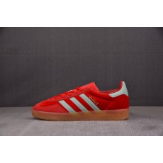 【TOP】AD Gazelle Indoor Better Scarlet Hazy Green (Women's) 红青色 IG6786 아디다스