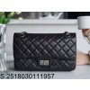 [JD] 샤넬 2.55 빈티지 은장 플랩 숄더백 스몰 16*24*7.5cm 블랙 CHANEL