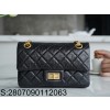 [JD] 샤넬 2.55 빈티지 금장 플랩 숄더백 미니 15.5*20*6cm 블랙 CHANEL