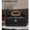 [JD] 샤넬 24B 금장 램스킨 클러치 케이스 19*25*3cm 블랙 CHANEL