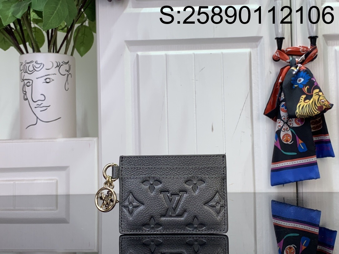 [88factory] 루이비통 LV 참 카드 홀더 M12178 10.2*7.3*0.3cm 그레이 LOUIS VUITTON