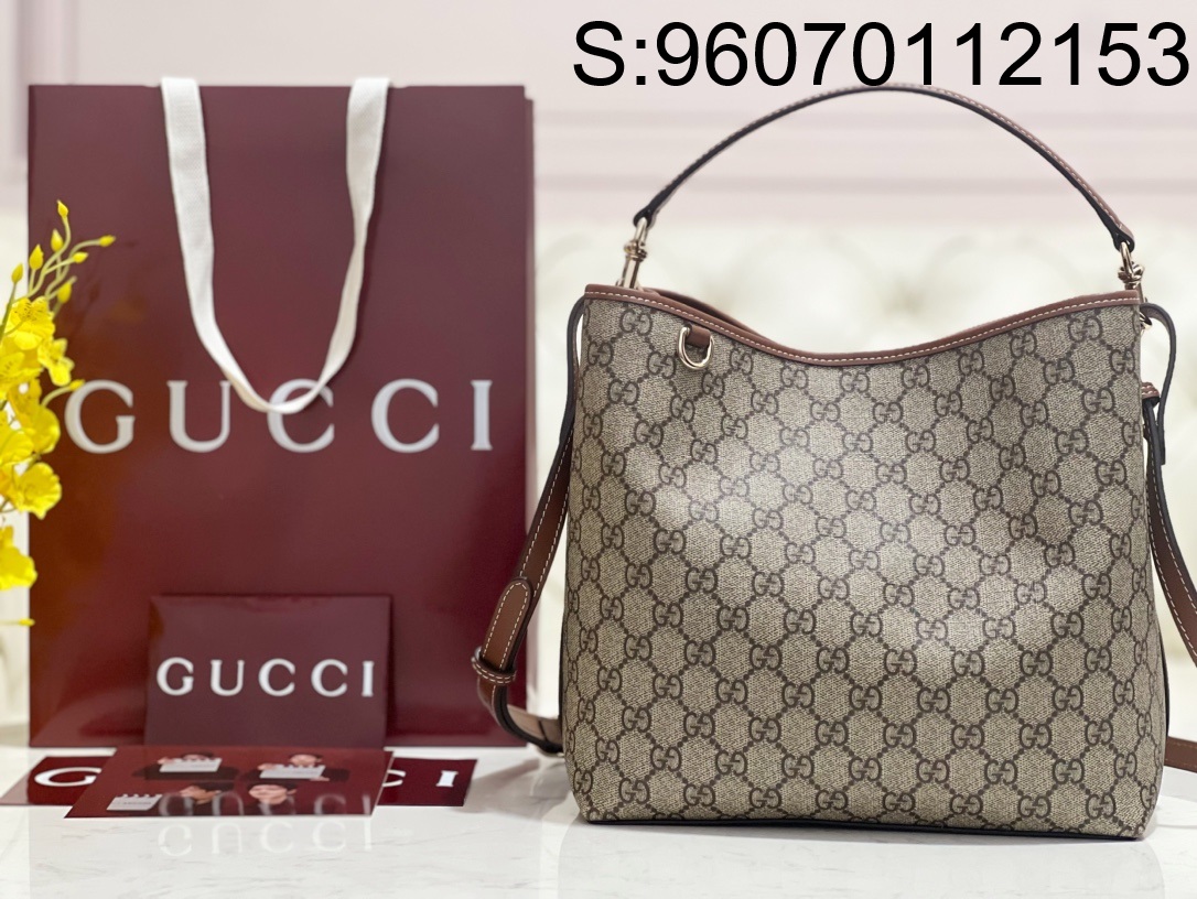 [JHL] 구찌 엠블럼 호보백 숄더백 815103 25*15.5*25cm 브라운 Gucci