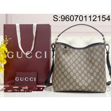 [JHL] 구찌 엠블럼 호보백 숄더백 815103 25*15.5*25cm 블랙 Gucci