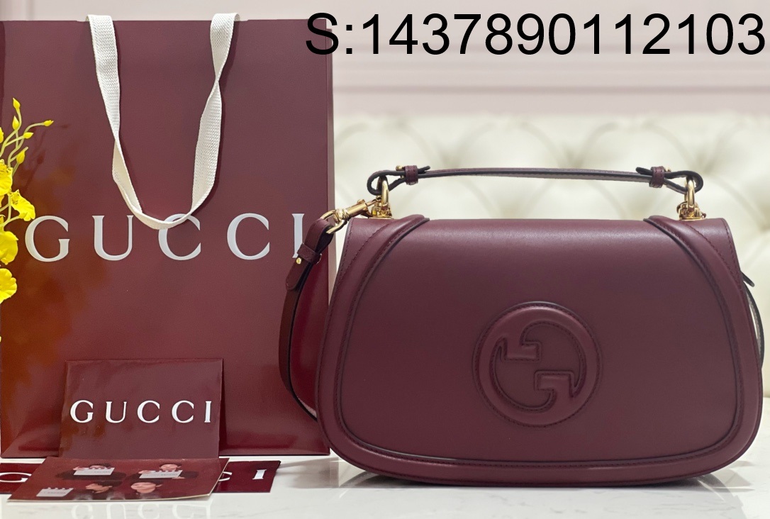 [JHL] 구찌 블론디 탑 핸들백 815716 32*17*10cm 와인 Gucci