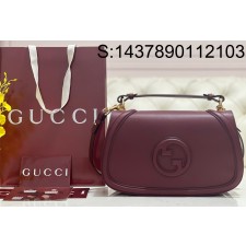 [JHL] 구찌 블론디 탑 핸들백 815716 32*17*10cm 와인 Gucci