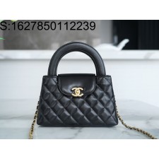 [JD] 샤넬 금장 23K 켈리 핸들 숄더백 블랙 라지 13*19*7cm CHANEL