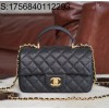 [JD] 샤넬 21SS 클래식 CF 금장 핸들 플랩백 블랙 20*13*9cm CHANEL