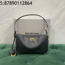 [dxg] 발렌시아가 금장 로데오 지퍼 핸들 숄더백 22.8*9*6cm 블랙 balenciaga