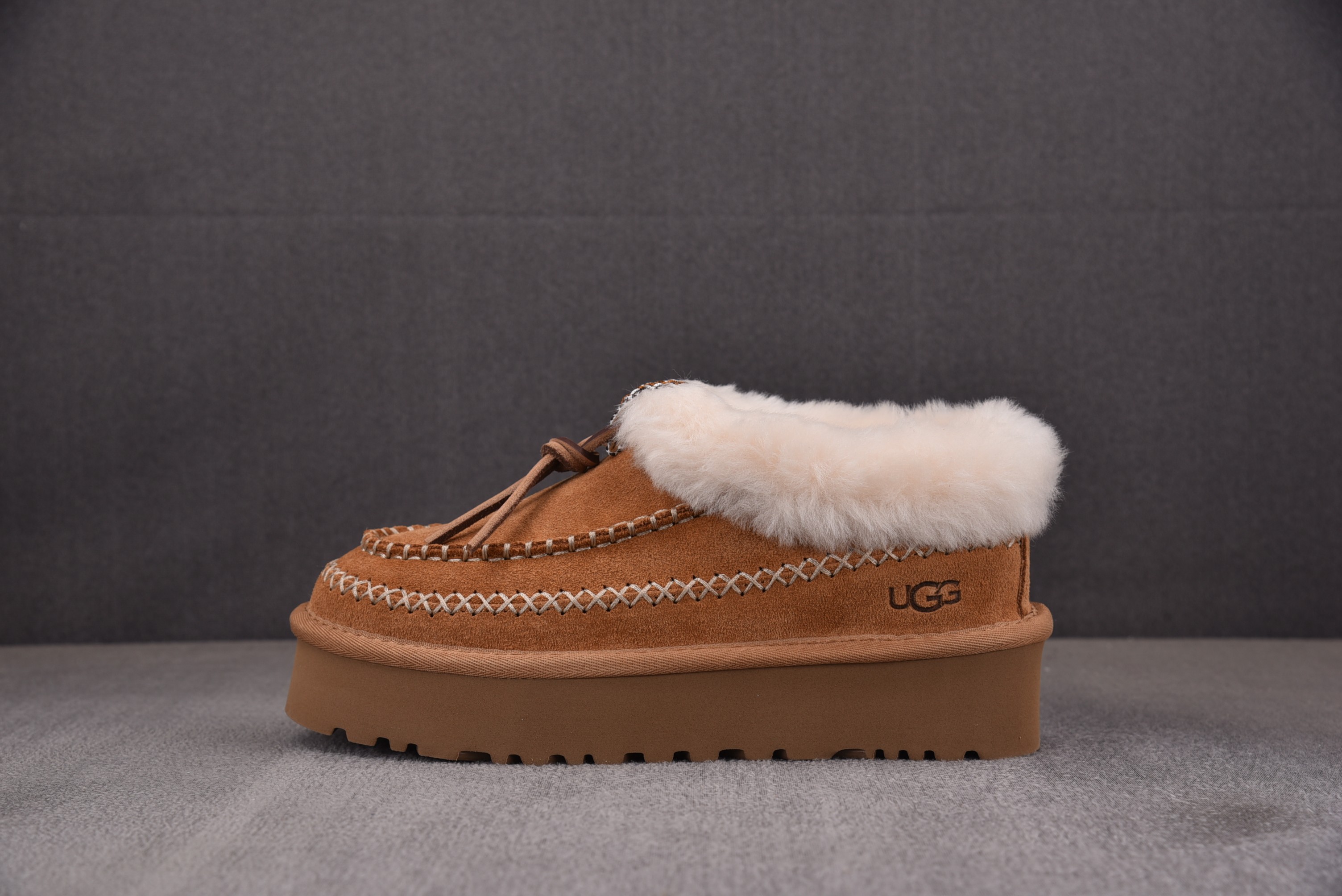 UGG Tasman Alpine Slipper Chestnut 3 Centimeters(Women's) 厚底 栗色 1158258-3-CHE 어그