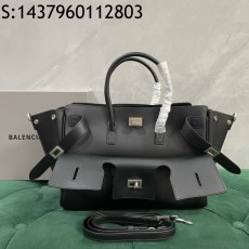 [dxg] 발렌시아가 은장 Bel 에어 토트백 29.5*20.3*11.9cm 스몰 블랙 balenciaga