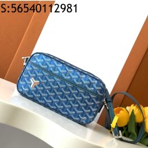 [리미티드] 고야드 로고 카메라백 블루 23*8*14cm Goyard