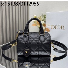 [JHL] 디올 까나쥬 그루브 20 볼링백 20.5*13.5*12cm 블랙 Dior