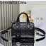 [JHL] 디올 까나쥬 그루브 20 볼링백 20.5*13.5*12cm 블랙 Dior