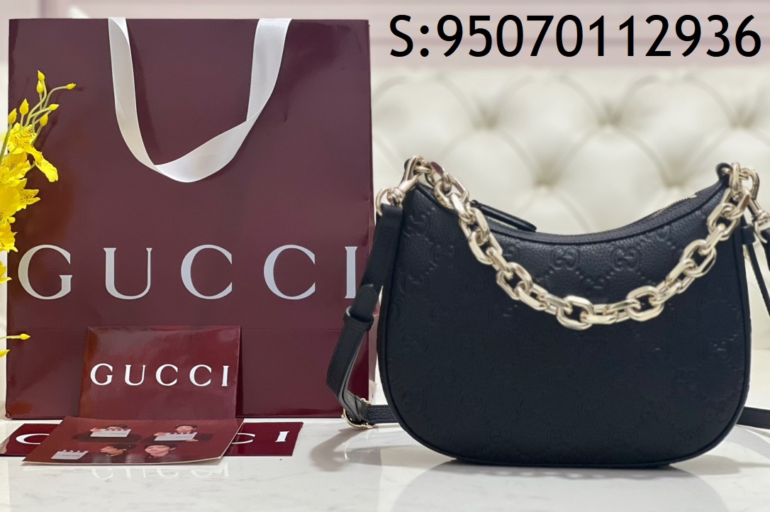 [JHL] 구찌 GG 엠블럼 숄더백 815409 25.5*20*5cm 블랙 Gucci