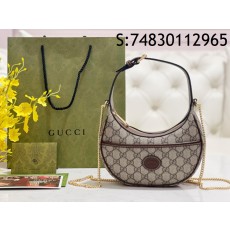 [JHL] 구찌 GG 하프문 숄더백 726843 21.5*11*5cm Gucci