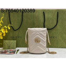 [JHL] 구찌 GG 마몬트 버킷백 515763 17*19*10cm 화이트 Gucci