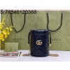 [JHL] 구찌 GG 마몬트 버킷백 515763 17*19*10cm 블랙 Gucci