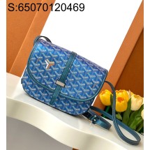 [리미티드] 고야드 벨베데르 메신저백 블루 16*7*22cm Goyard