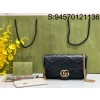 [JHL] 구찌 GG 마몬트 체인 숄더백 751526 21*12*5cm 블랙 Gucci