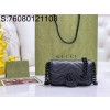 [JHL] 구찌 GG 마르몽 체인 숄더백 699757 16.5*10*4.5cm 쏘 블랙 Gucci