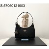 black frame 공장 프라다 호보백 1NE204 23*17*6cm 금장 블랙 Prada