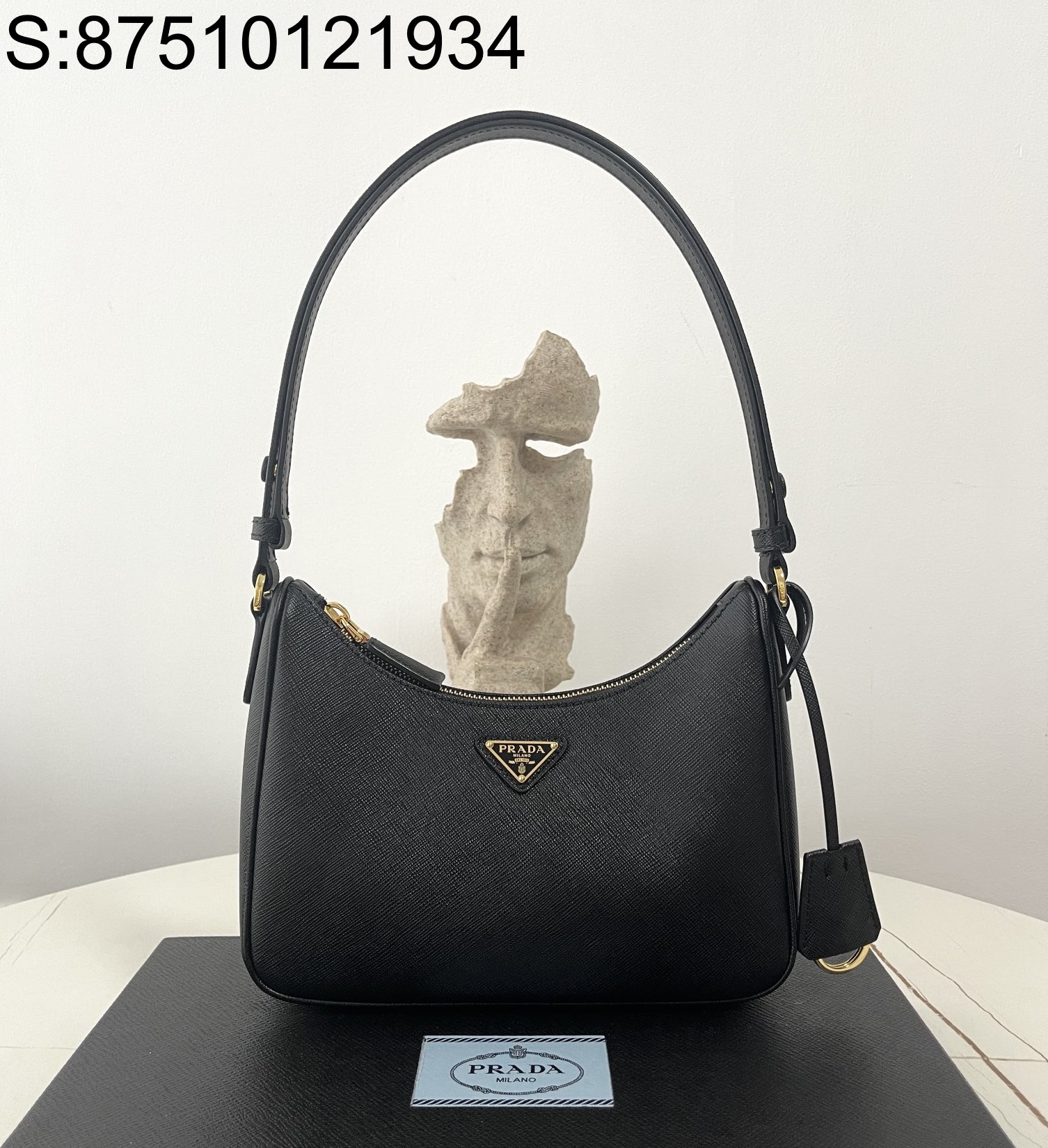 black frame 공장 프라다 사피아노 숄더백 1BC204 22*18*6cm Prada