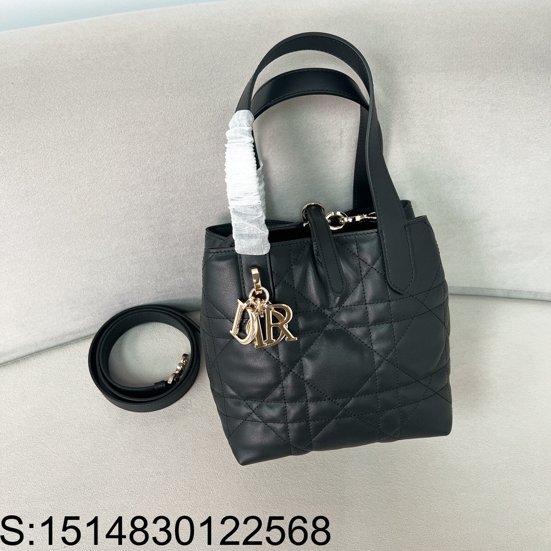 [JHL] 디올 뚜주흐 까나쥬 숄더백 블랙 16*18*12cm Dior