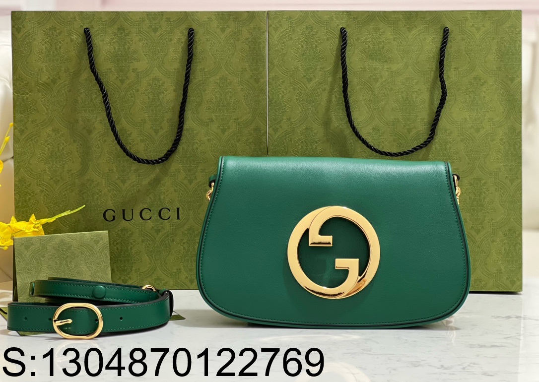 [JHL] 구찌 블론디 레더 숄더백 그린 699268 28*16*4cm Gucci