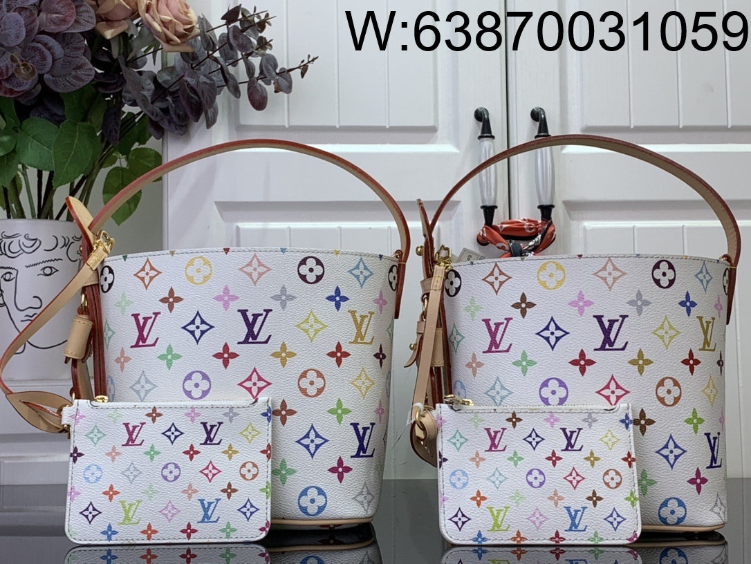 [88factory] 루이비통 LV X TM 올 인 BB 멀티컬러 화이트 M13089 18*12*16cm 