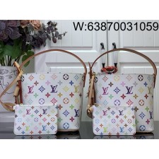 [88factory] 루이비통 LV X TM 올 인 BB 멀티컬러 화이트 M13089 18*12*16cm 