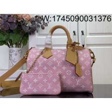 [88factory] 루이비통 스피디 P9 반둘리에 M13914 22.5*18*32cm 핑크