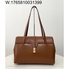 black frame 공장 셀린느 소프트 16 숄더백 195543 38*26*18cm 브라운 라지