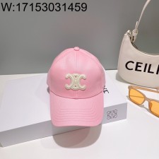 AGG 셀린느 개선문 로고 모자 볼캡 핑크