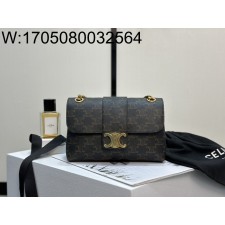 백경 셀린느 트리옹프 캔버스 틴 빅투아르백 탄23.5*14*8cm 116592 스몰