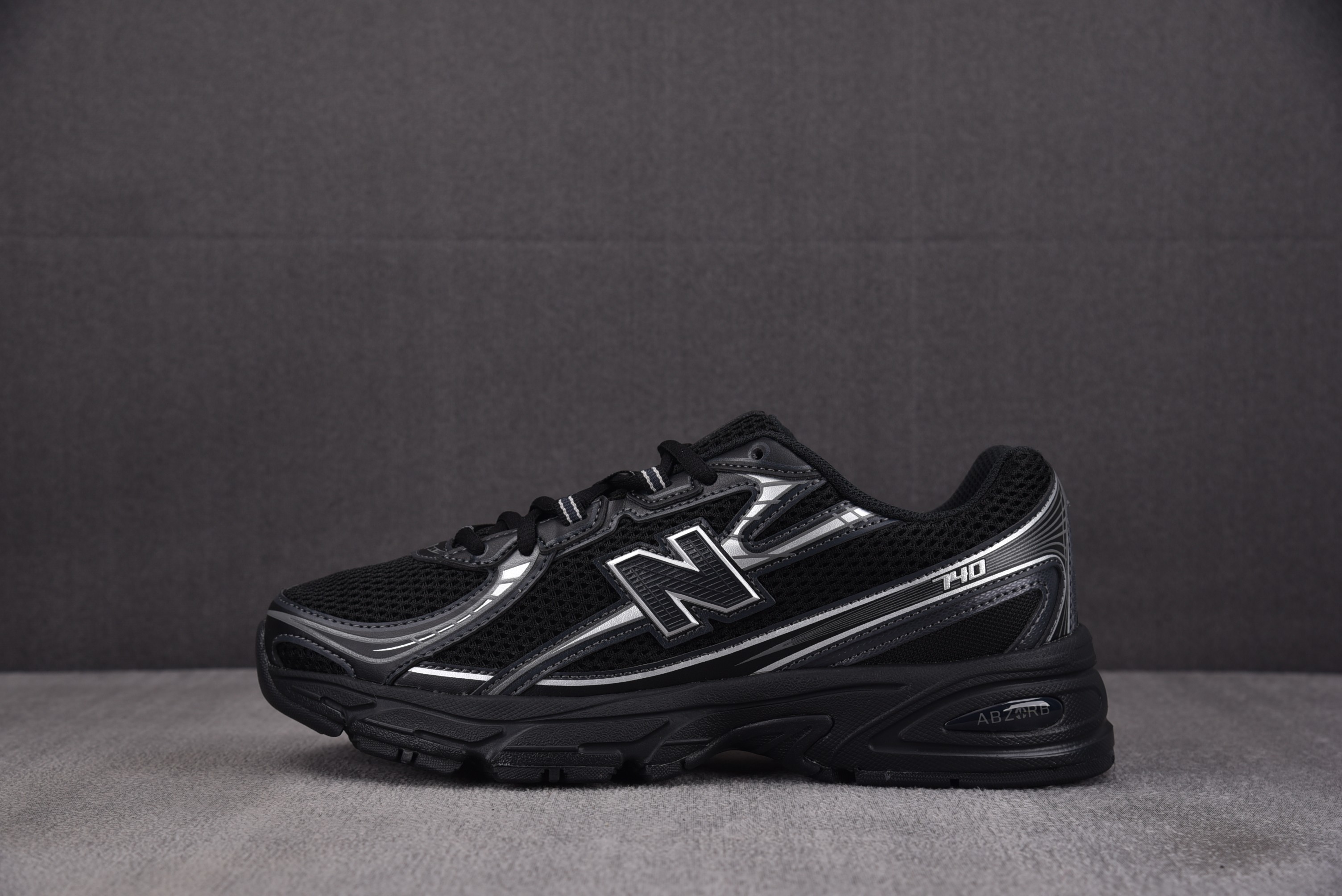 【纯原】뉴발란스 740v2 블랙 실버 메탈릭 U740BM2