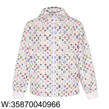 [잔디집2] 루이비통 LV X TM 올 오버 멀티 컬러 모노그램 바람막이 화이트