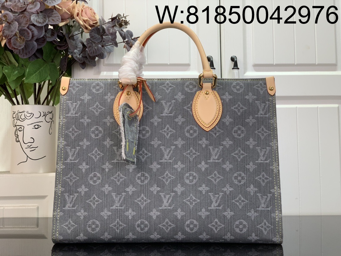 [88factory] 루이비통 온더고 MM M13189 35*27*14cm 워시드 그레이