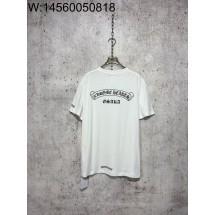 [사슬공장] 크롬하츠 로고 프린트 포켓 모노그램 반팔티 화이트