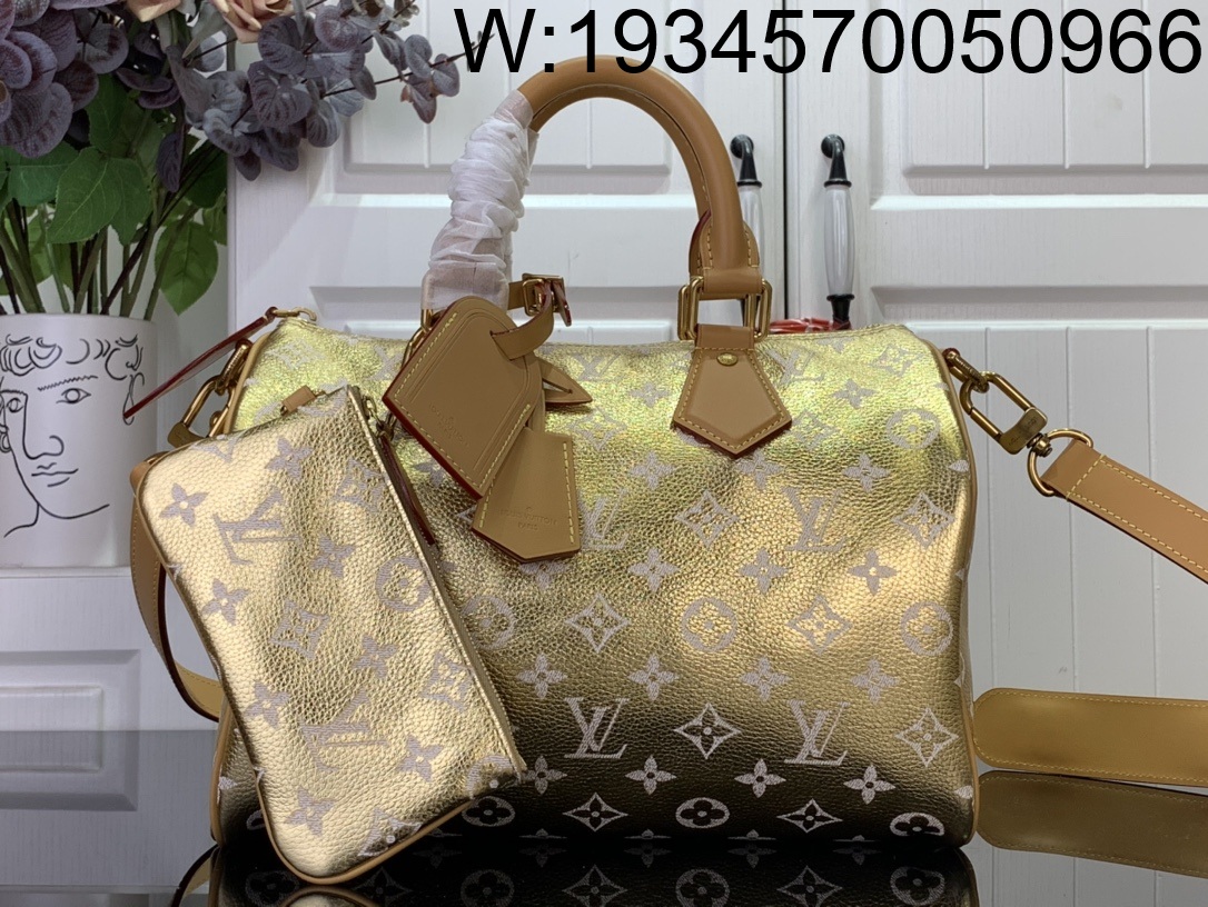 [88factory] 루이비통 스피디 P9 반둘리에 30 M14067 32*22.5*18cm 골드