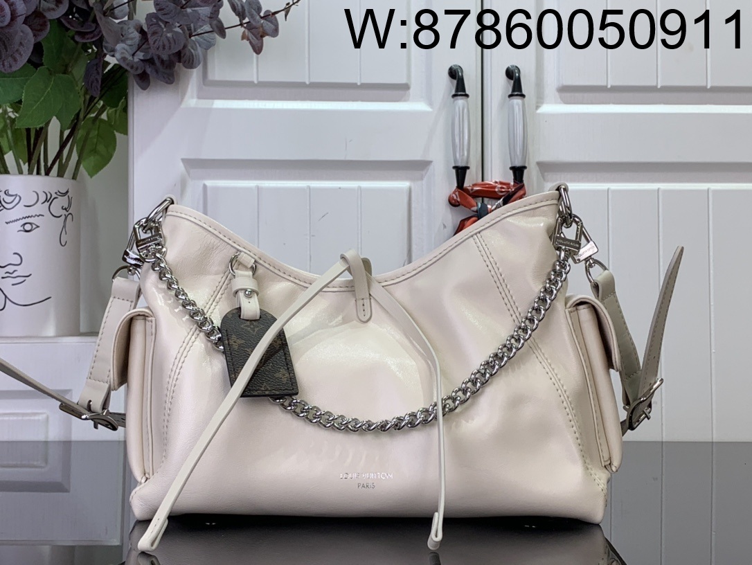 [88factory] 루이비통 캐리올 카고 바이브 스몰 M12919 33.5*23*15cm 크림