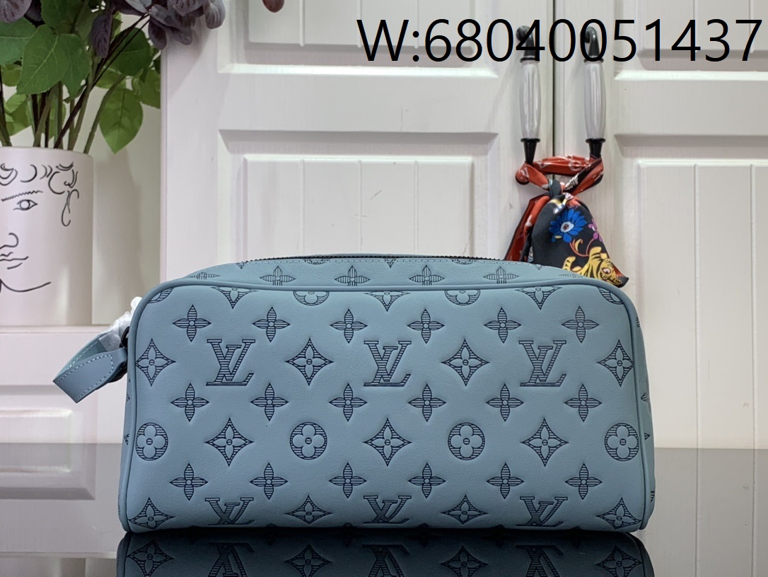 [88factory] 루이비통 돕 키트 라이트 블루 M14843 15*16.5*28cm