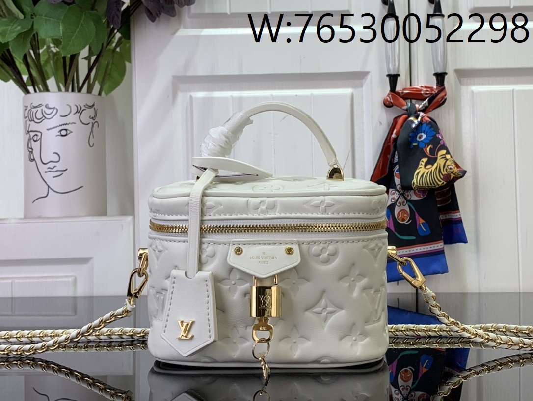 [88factory] 루이비통 베니티 PM 스몰 화이트 M25219 19*13*11cm