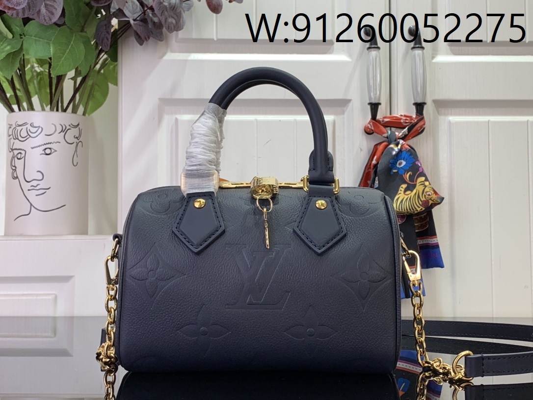 [88factory] 루이비통 스피디 반둘리에 20 네이비 M14200 20.5*13.5*12cm