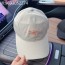 AGG 아크테릭스 로고 자수 볼캡 모자 아이보리