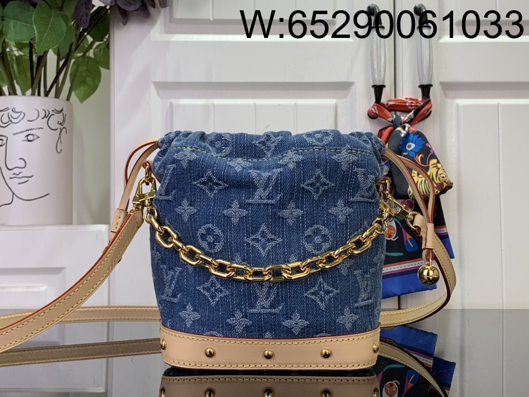 [88factory] 루이비통 나노 노에 데님 블루 M83043 17.5*8.8*20.5cm