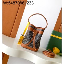 [리미티드] 고야드 쁘띠 플로 버킷 백 브라운 12*10*17.5cm
