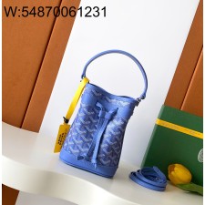 [리미티드] 고야드 쁘띠 플로 버킷 백 블루 12*10*17.5cm