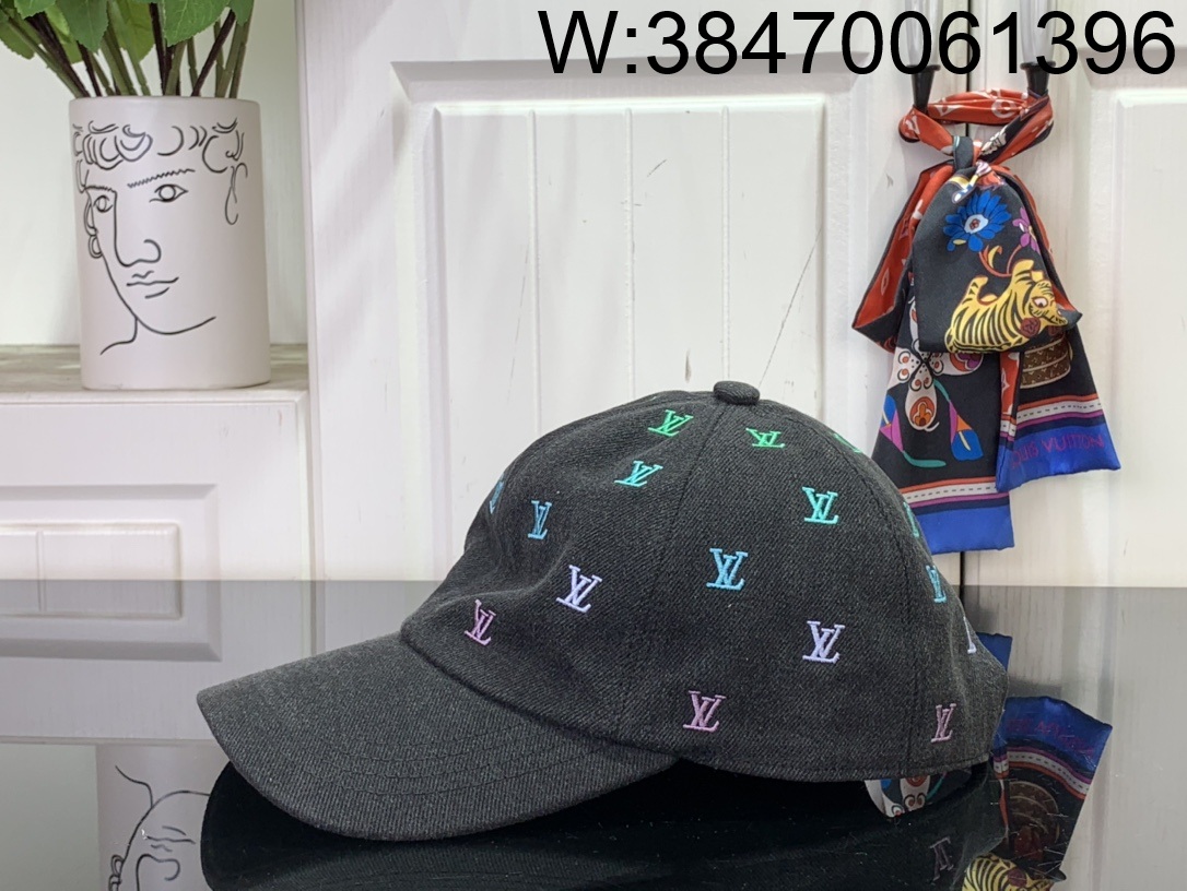 [88factory] 루이비통 LV 블라손 셰이딩 데님 모자 M7974L 16*28*26cm