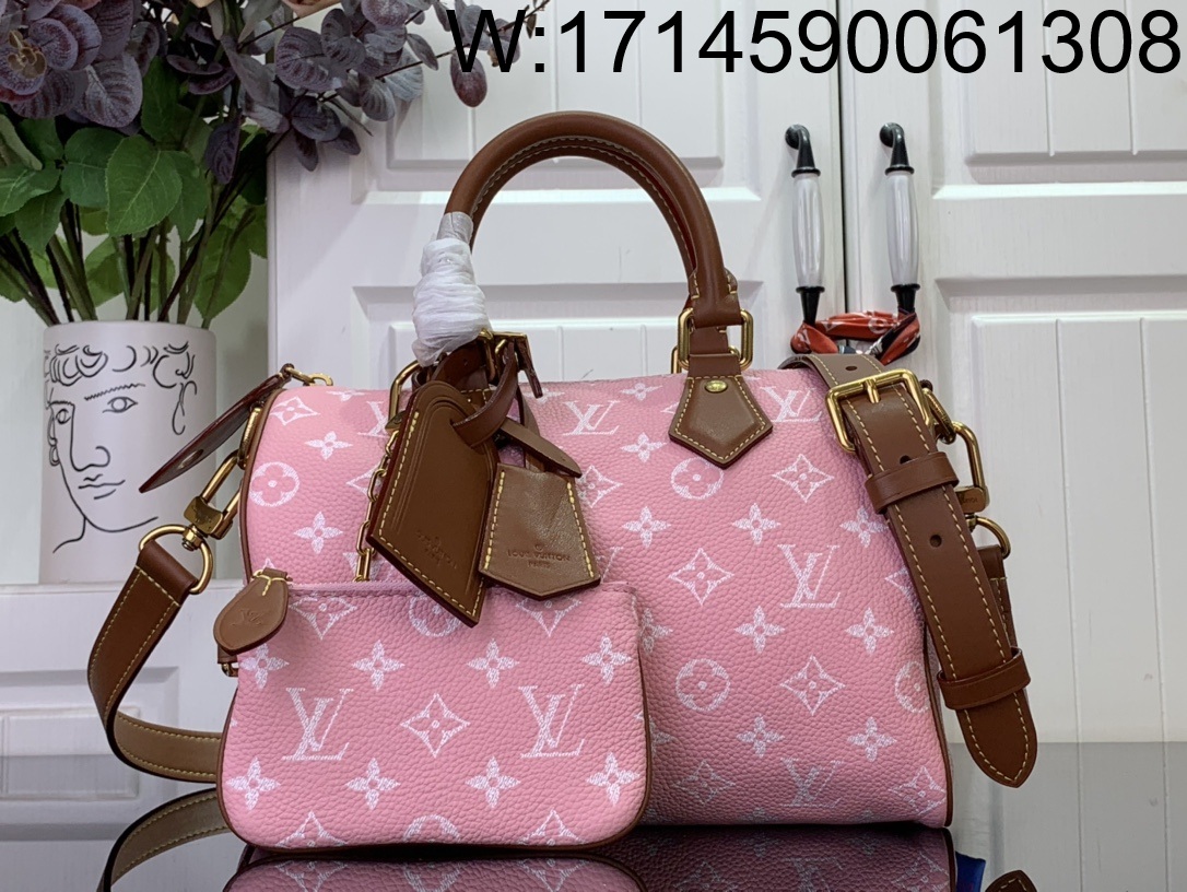 [88factory] 루이비통 P9 스피디 반둘리에 25 핑크 M24443 25*15*15cm
