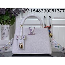 [88factory] 루이비통 LV x TM 카퓌신 BB 화이트 M13253 17.3*9*27cm